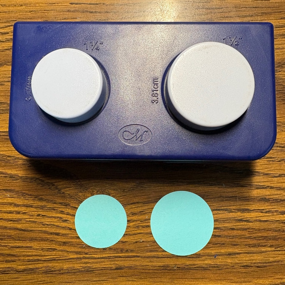 Creative Memories Circle punch